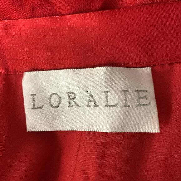 Loralie Maxi Skirt 12 Red Vintage Long Boho Festival Romantic Chic - Picture 8 of 9